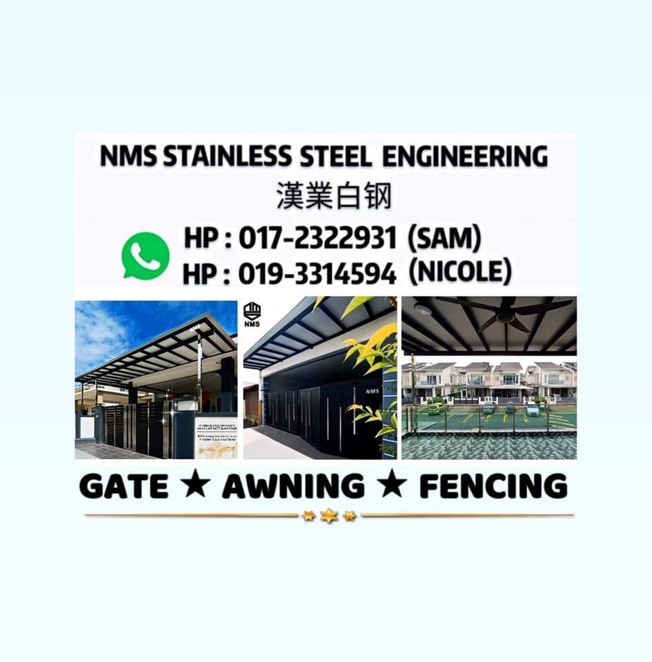 NMS Stainless Steel Engineering漢業白鋼 - 💥白钢凉棚！简约干净…你喜欢吗 💥Stainless Steel ...