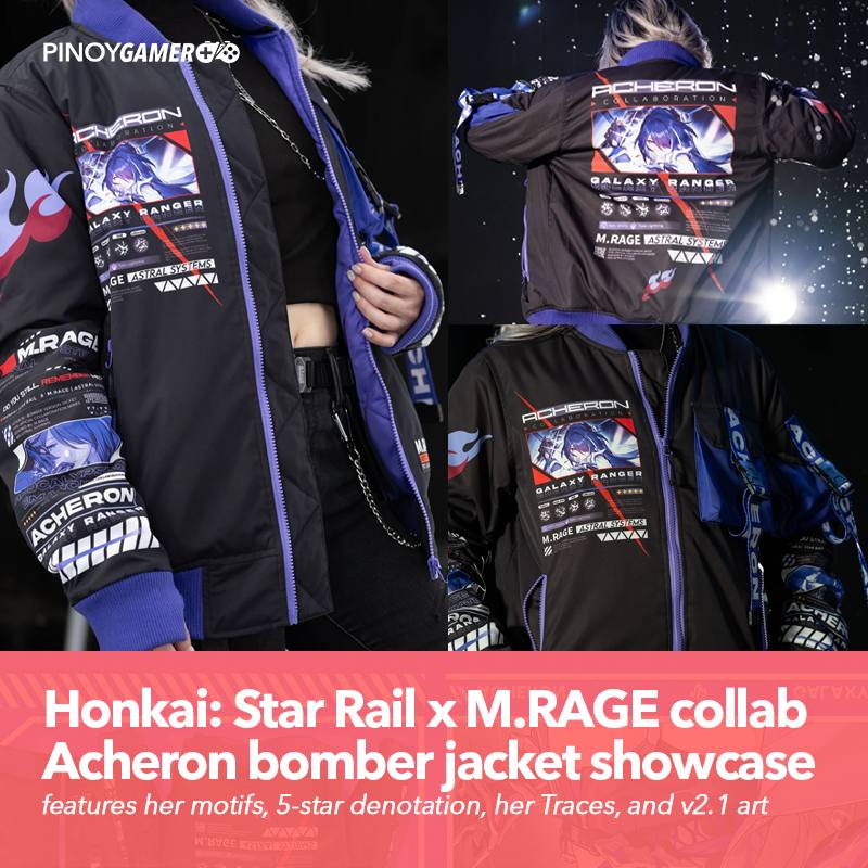 Honkai: Star Rail x M.Rage Collaboration featuring Acheron Bomber