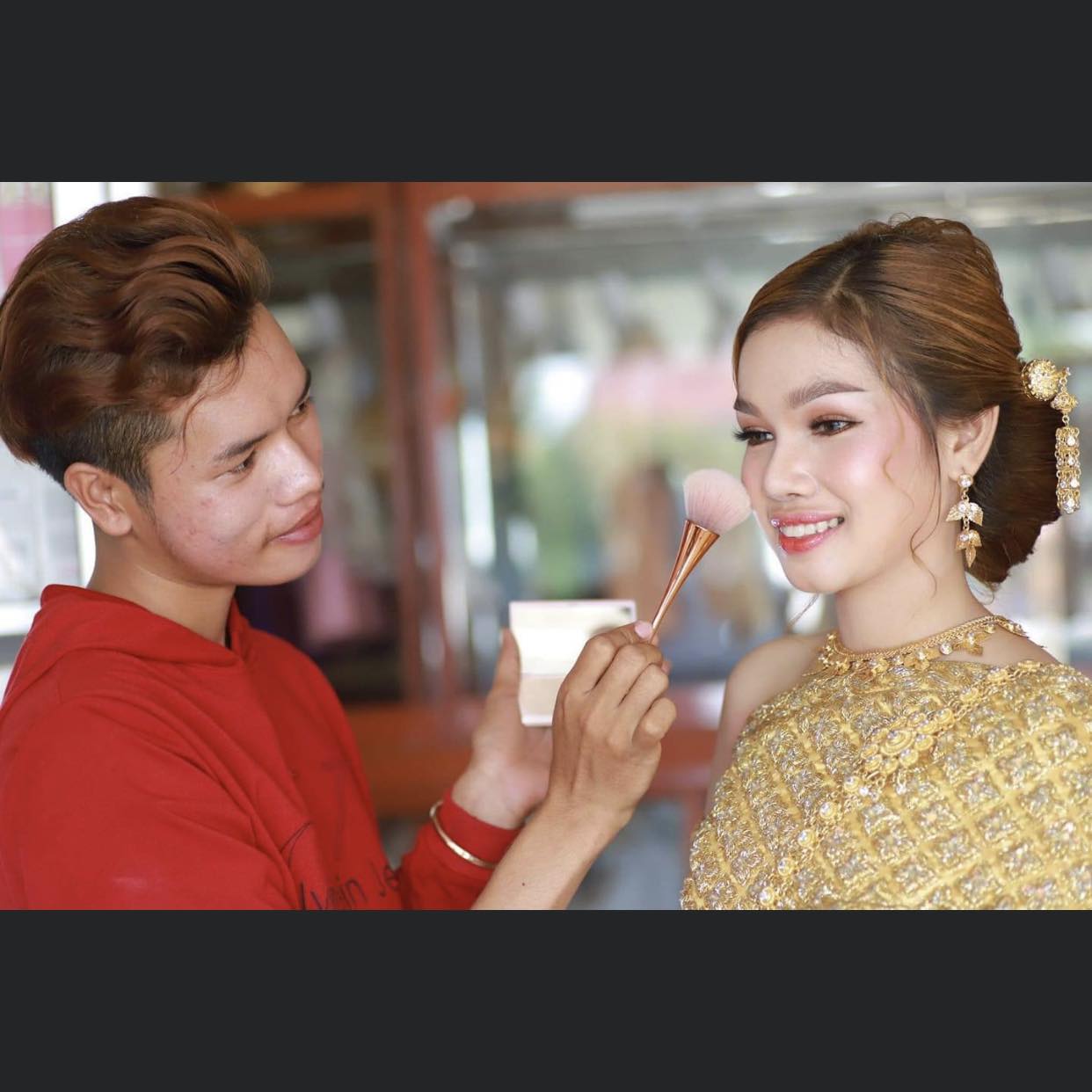 ឈុតចុះជំនូនពេលព្រឹក សំអាងការ និង តន្ត្រី ស្រីពៅ Make up Bunthoeun Make ...