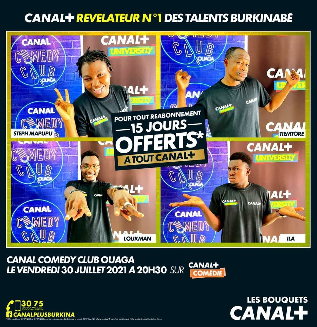 Canal+ Burkina - [L’humour Burkinabè 🇧🇫 à l’honneur sur CANAL+ ...