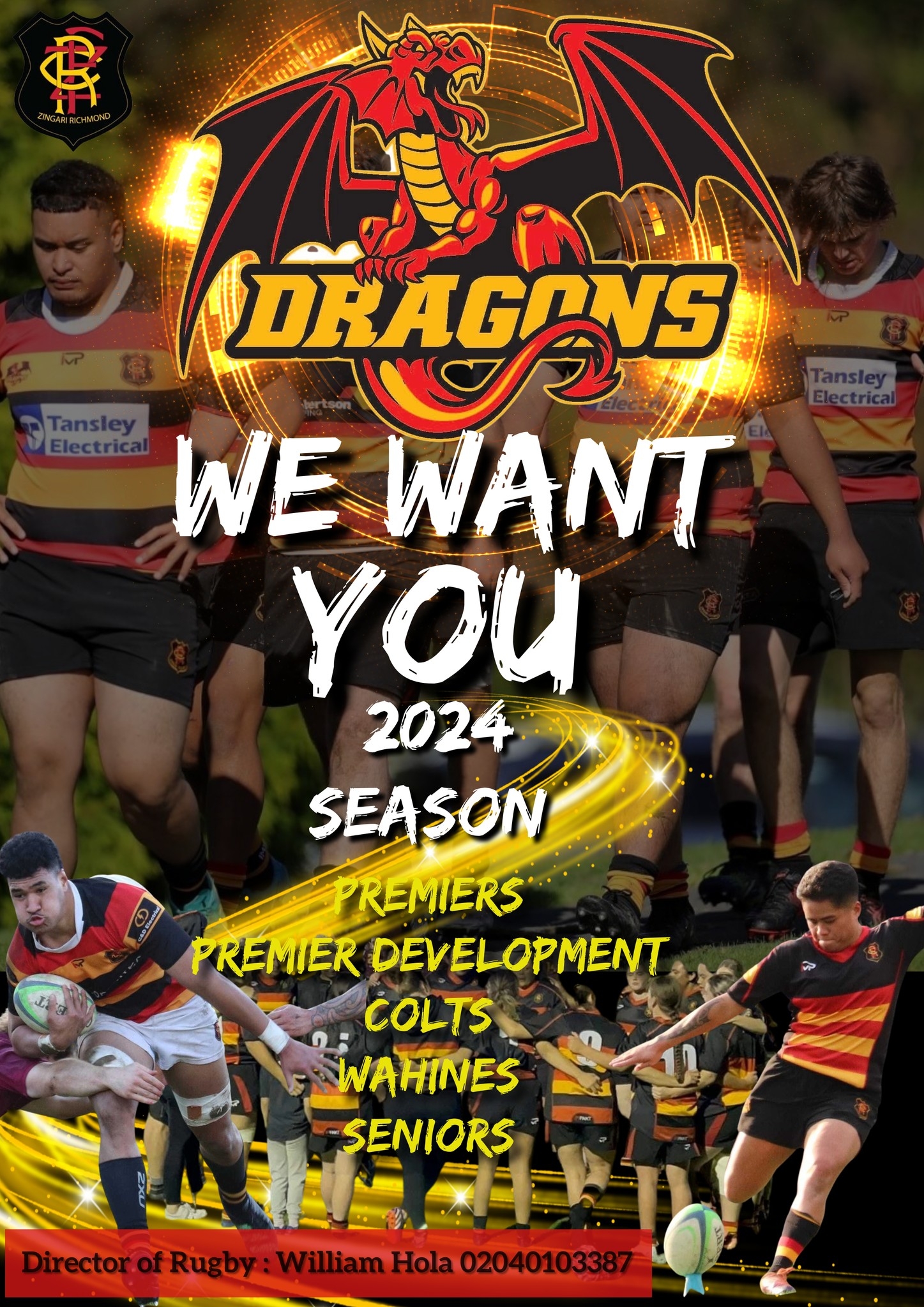 Zingari Richmond Rugby | DRAGONS ALERT 🔥🔥🔥 | Facebook