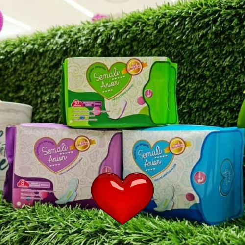 Toallas femeninas con Anion Semali