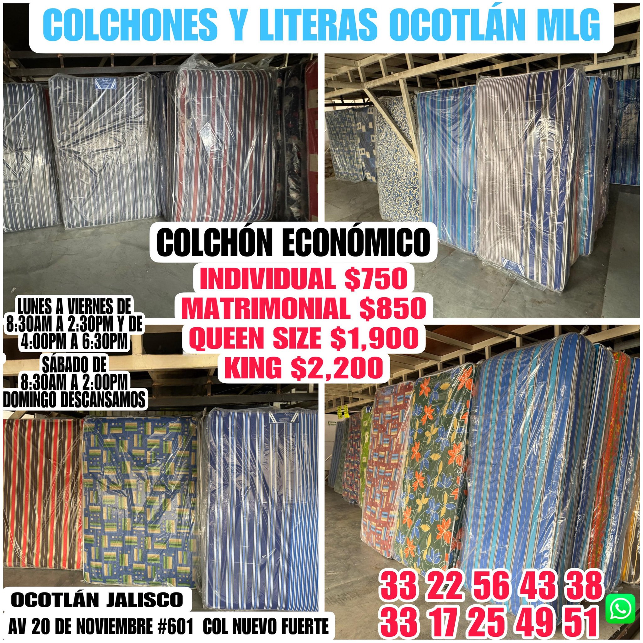 Colchones y Literas Ocotlan MLG | Ocotlán