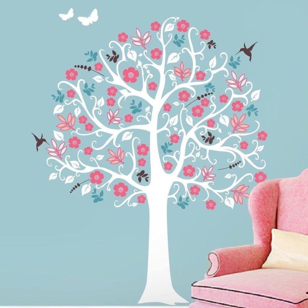 Decals by Digiflare Graphics - Big Tree with Bird Wall Decal Deco Art ...