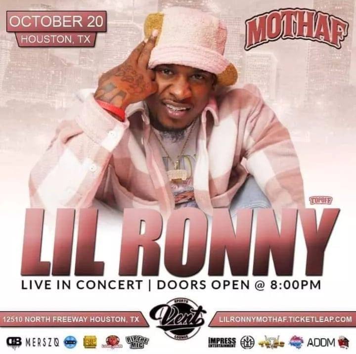 Lil Ronny Motha F Live In Concert Houston, TX | Houston TX