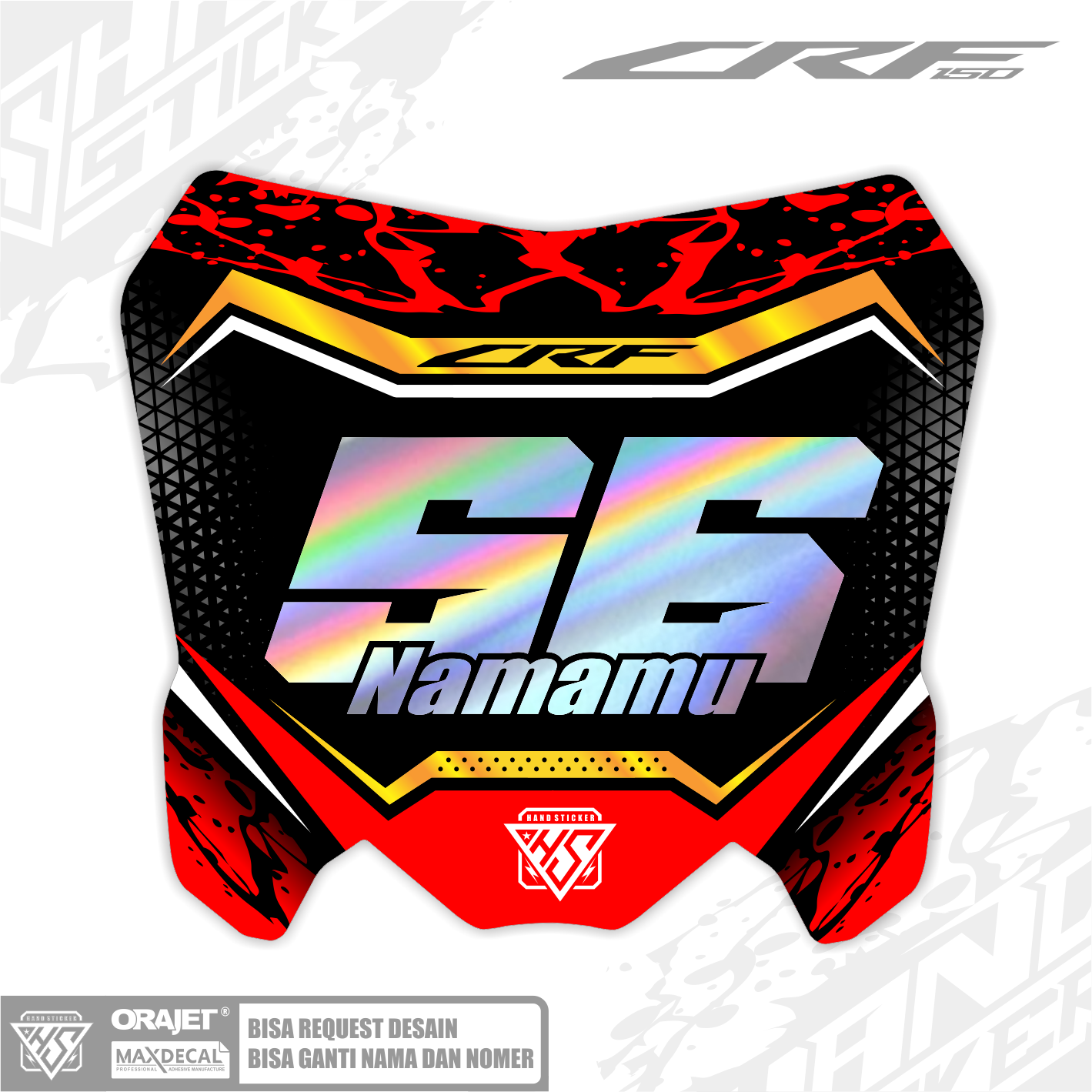 Custom Sticker Decal Motor