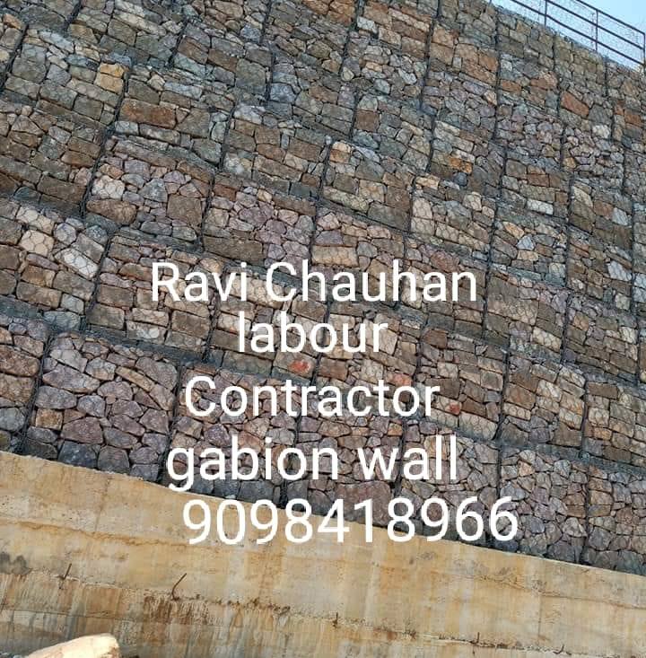 Ravi Chauhan gabion. Box labour contractor