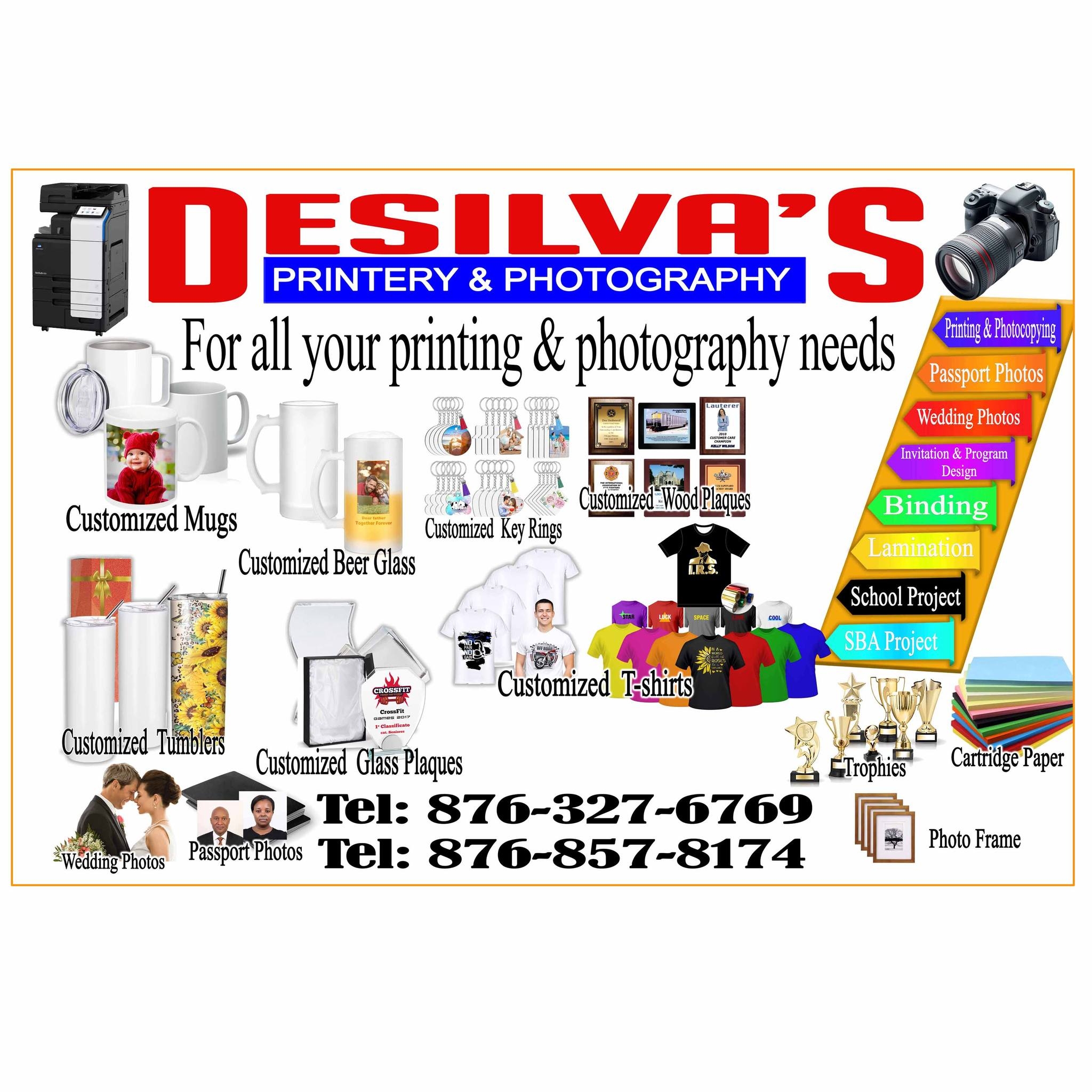 Desilva's Printery & Photography | Bog Walk