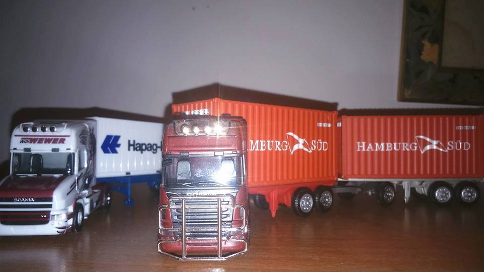 Camion Miniature Herpa échelle 1/87 - Modèle Réduit Occasion - Collection Trains