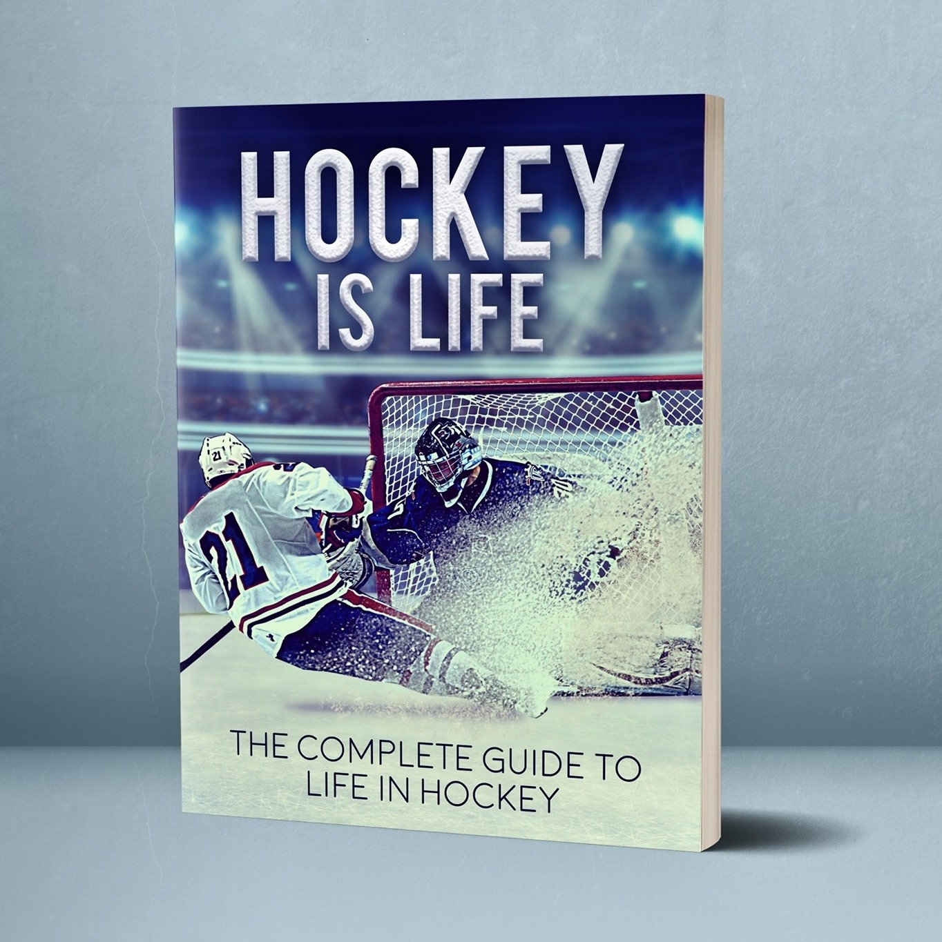 Sweat à Capuche Enfant 'Hockey Is Life' - Design Sportif Et Confortable - Coton Et Polyester