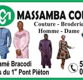 Massamba couture hommes dames et broderie