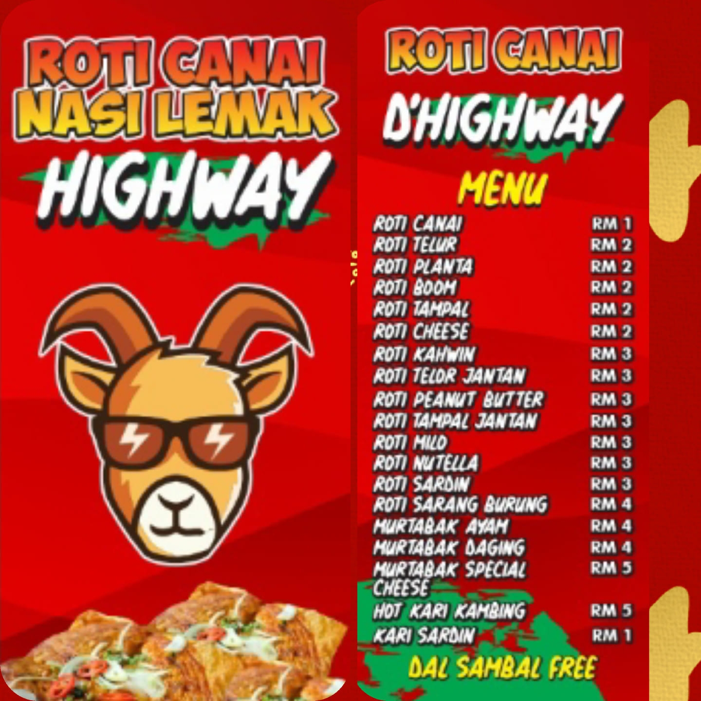 Roti canai D'highway