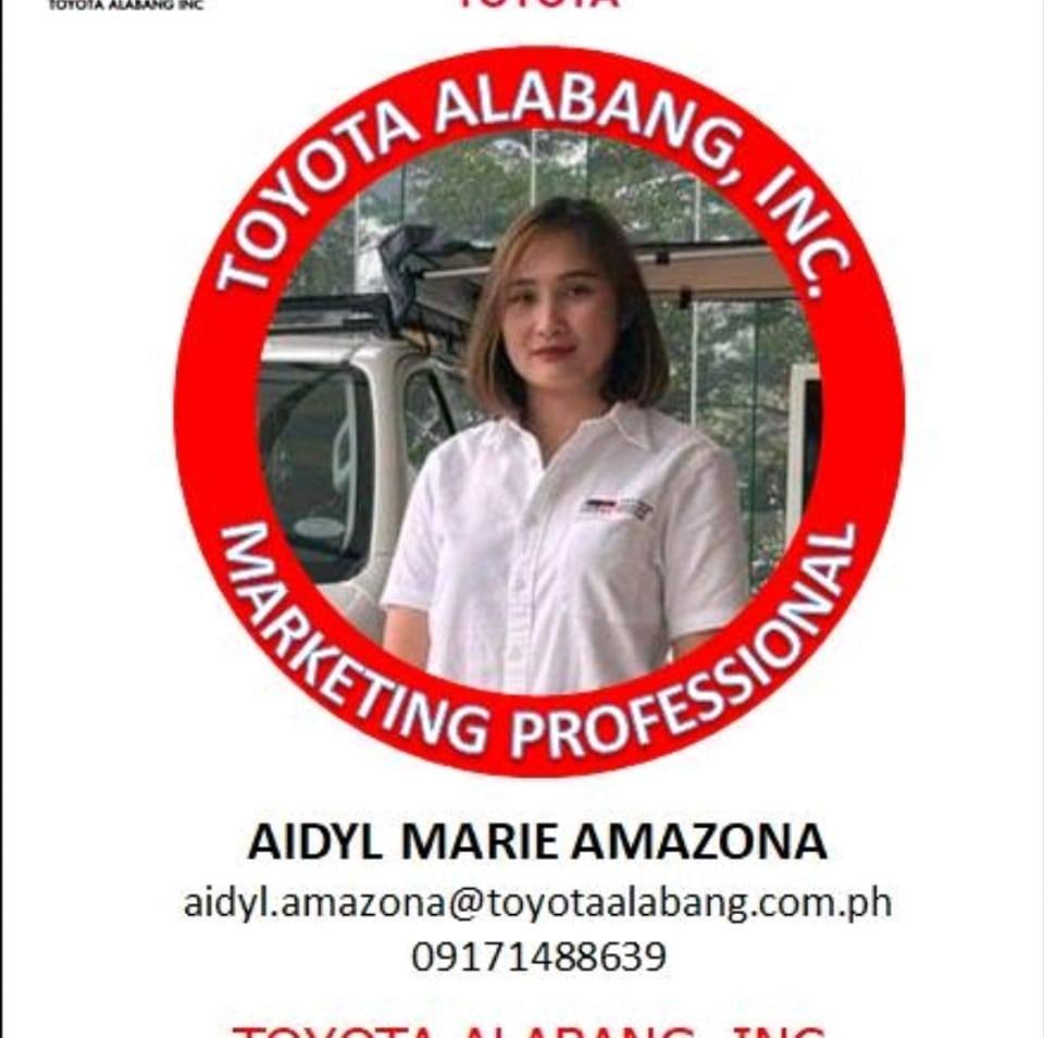 Aidyl Amazona - Toyota Alabang | Alabang