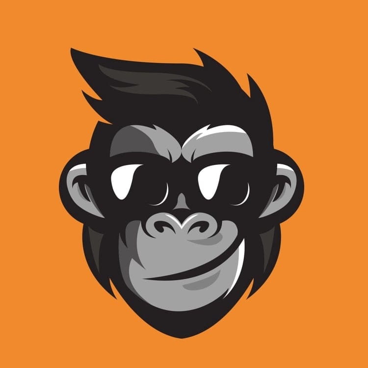 The Monkey - Simple Landing and Login Page Design. Figma File: https ...