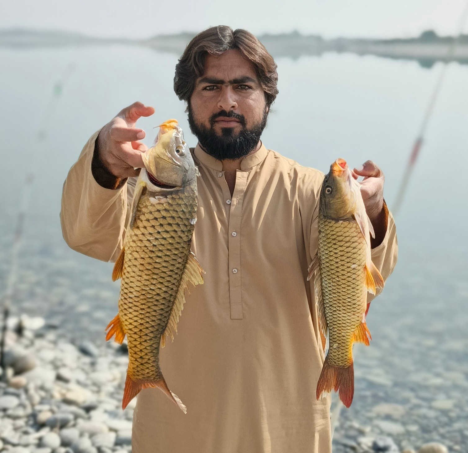 Asian carp silver fish live chal in dag Ismail Khel Dam cherat🎣🎣 # ...