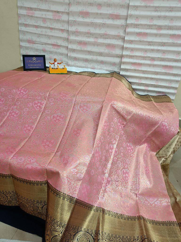 Paithani silkcotton sarees Rich golden tissue zari weaving, multicolour ...