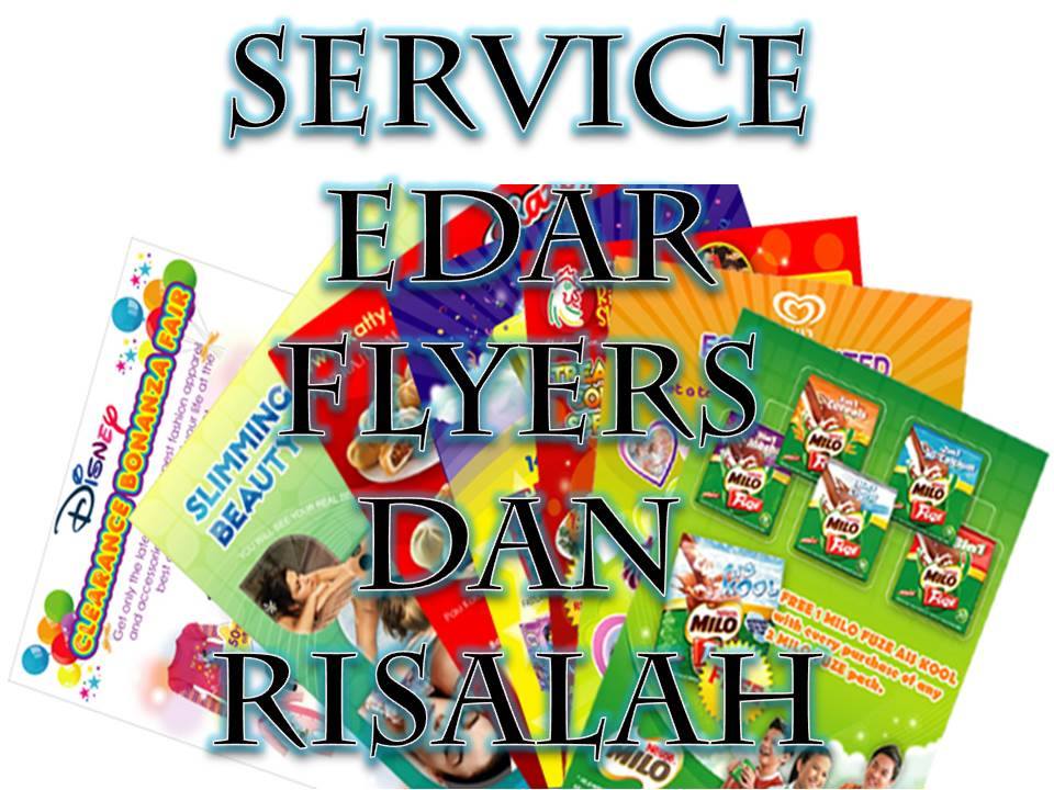 Service Edar Flyers dan Risalah