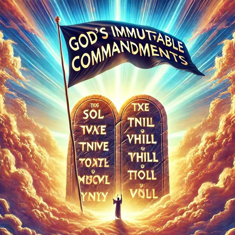GOD'S immutable commandments