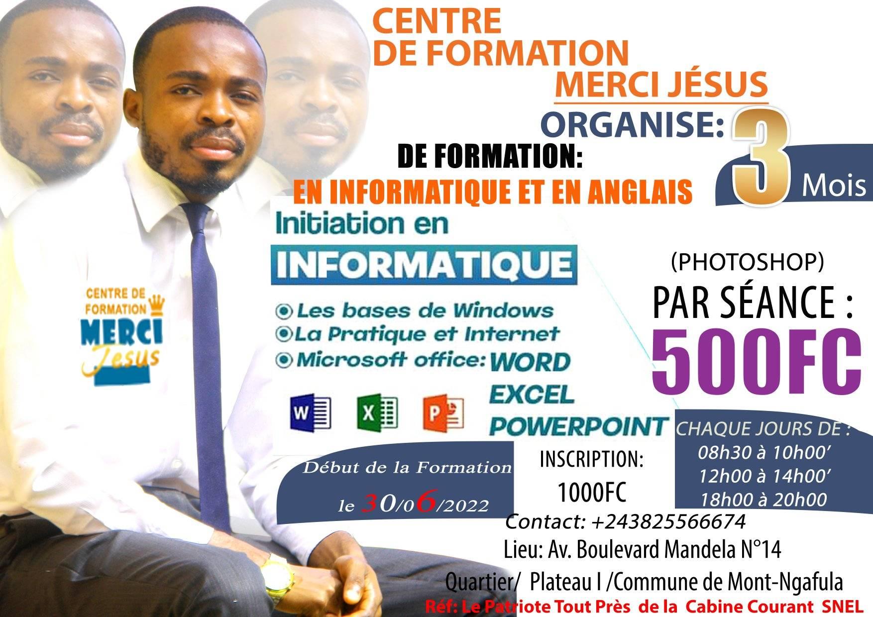 Centre de Formation en Informatique Merci Jésus