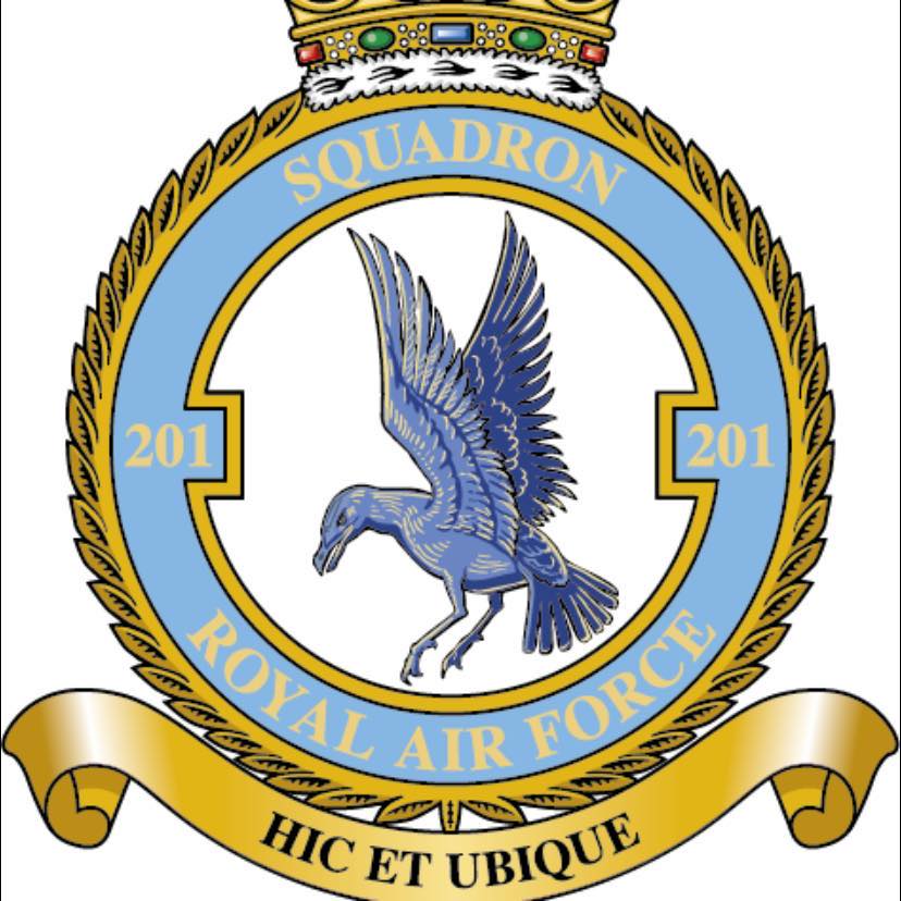 201 Sqn, RAF - OC 201 Sqn, Wg Cdr Smolak & Cdr Air Wg, Gp Capt Melville ...