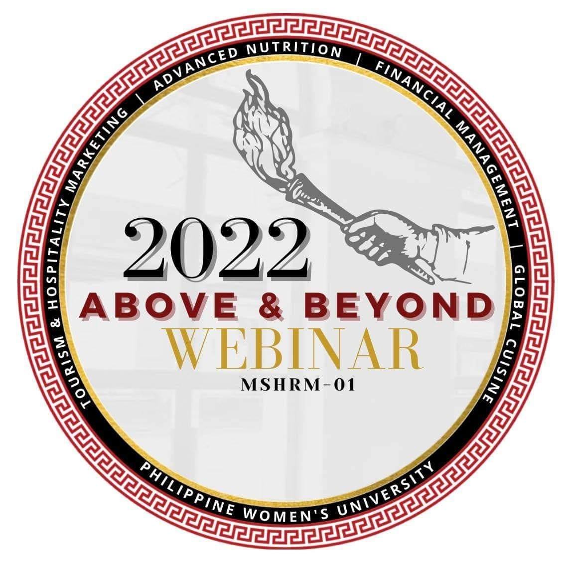 Above and Beyond Webinar 2022 by PWU MSHRM & MSCA