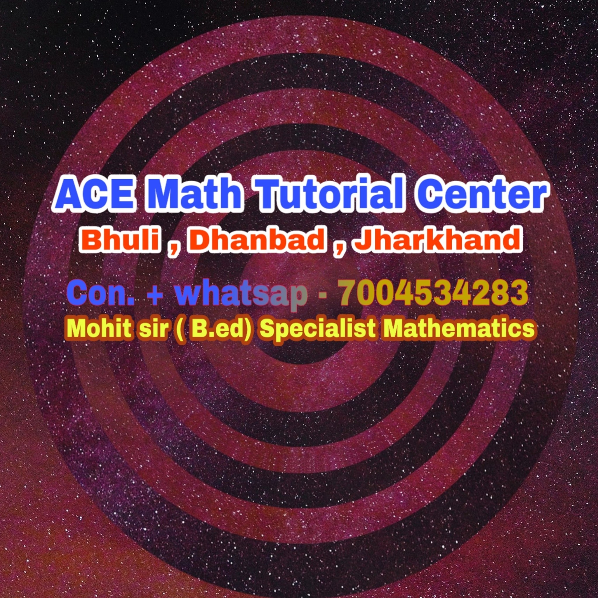 ACE Math Tutorial Center Dhanbad Jharkhand