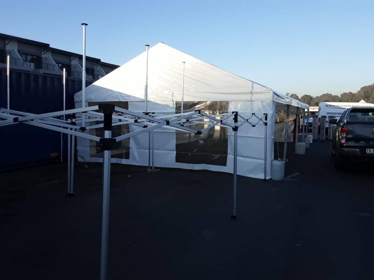 Frame tents # marking structures