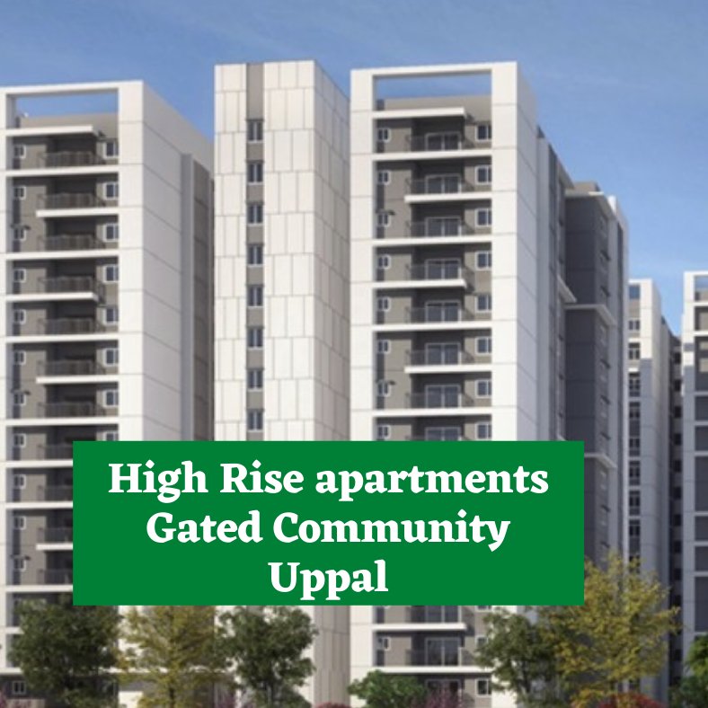 Image showcasing High Rise - Gated Community Apartments in Uppal, Hyderabad