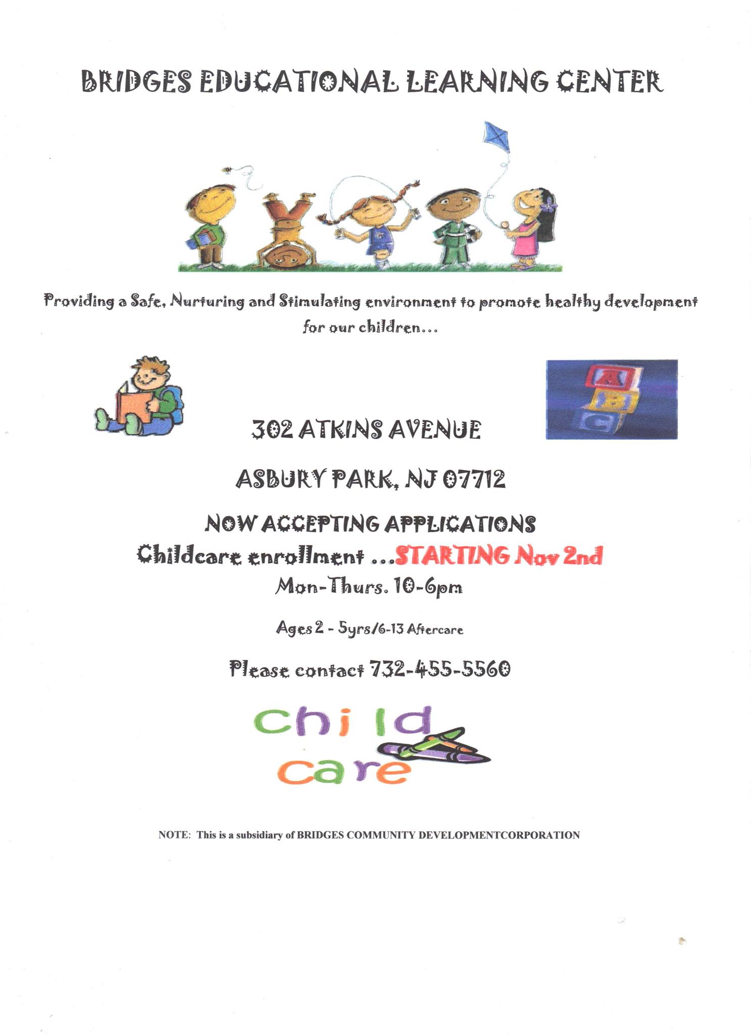 Bridges Educational Learning Center | Asbury Park NJ