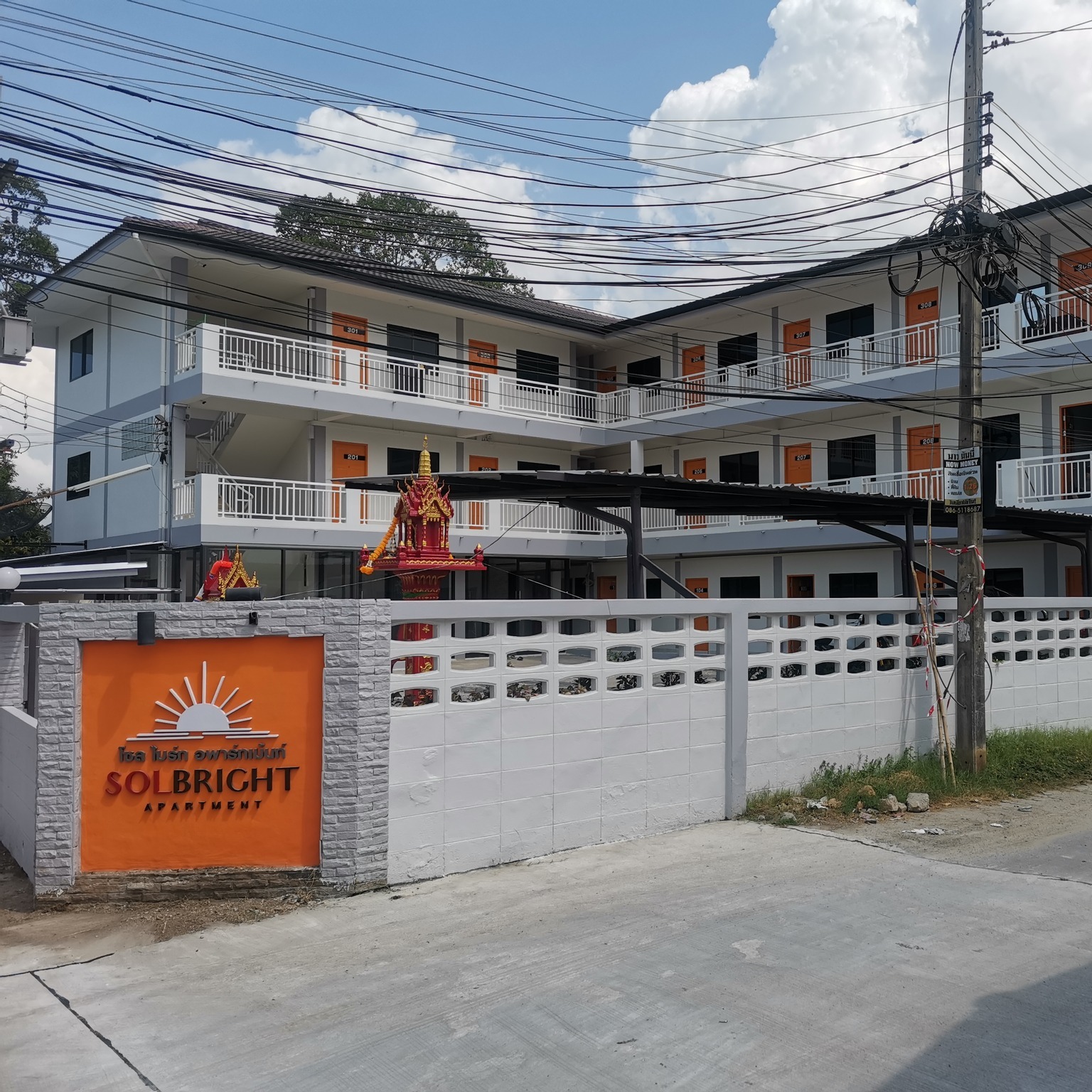 โซล ไบร์ท อพาร์ทเม้นท์ SolBright Apartment | Chon Buri