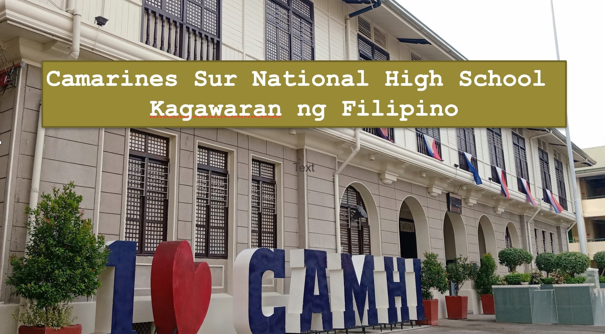 CSNHS Kagawaran Ng Filipino