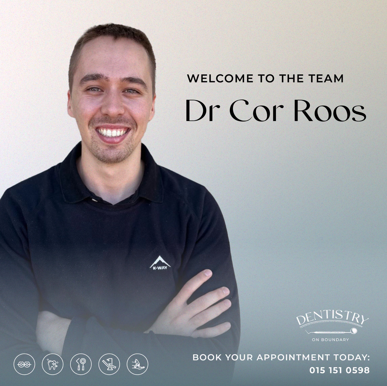 Dentistry - 🦷 Welcome to the Team, Dr. Cor Roos! We’re thrilled to ...