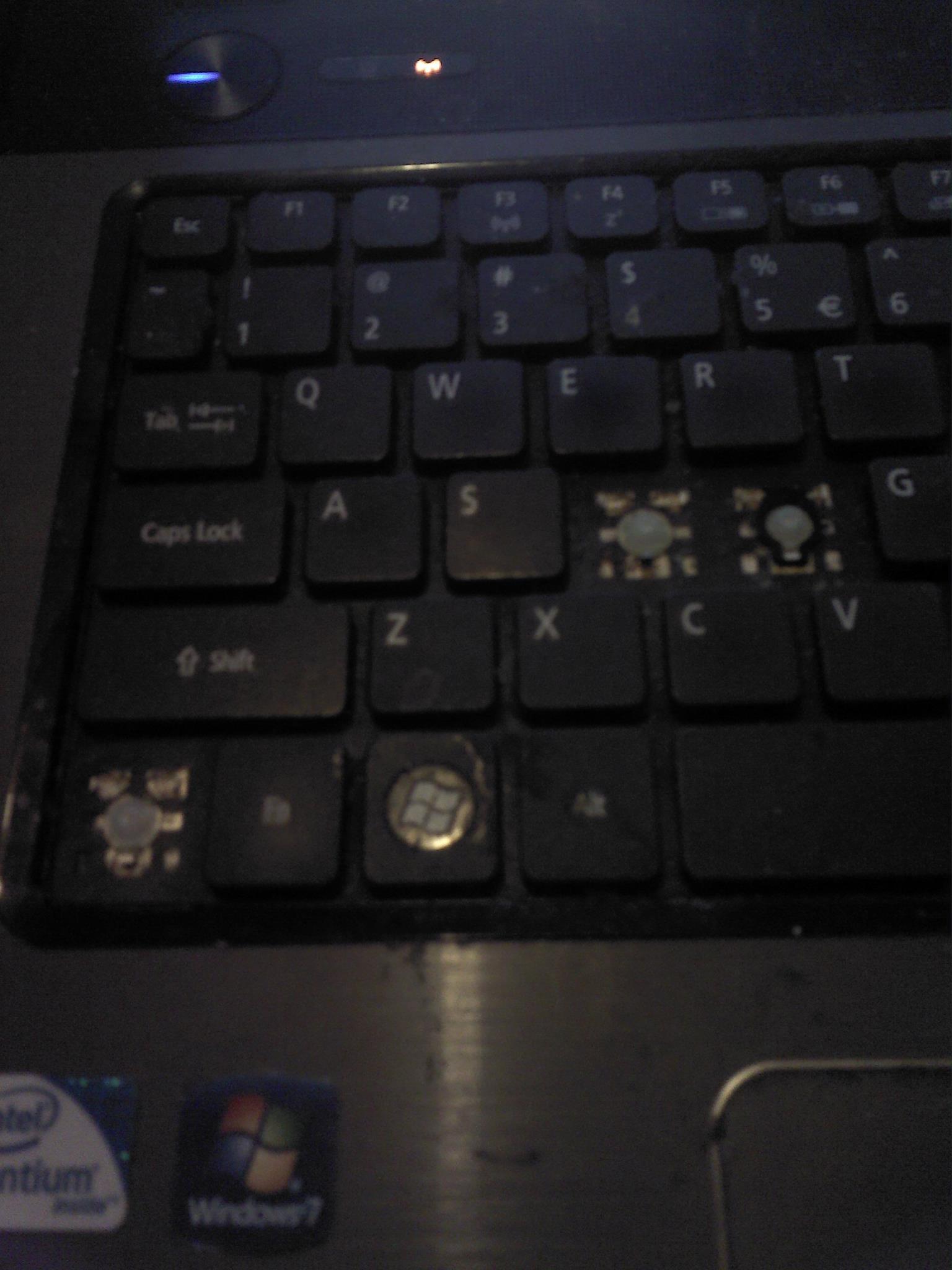 Missing Keyboard Keys