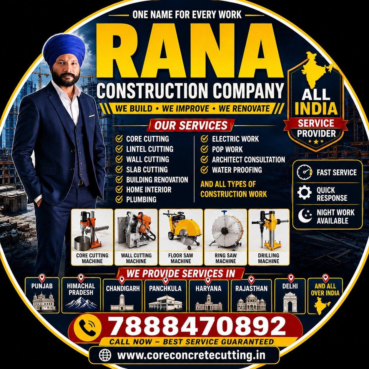 Slab cutting service available in Punjab all india #slabcuttingamritser ...
