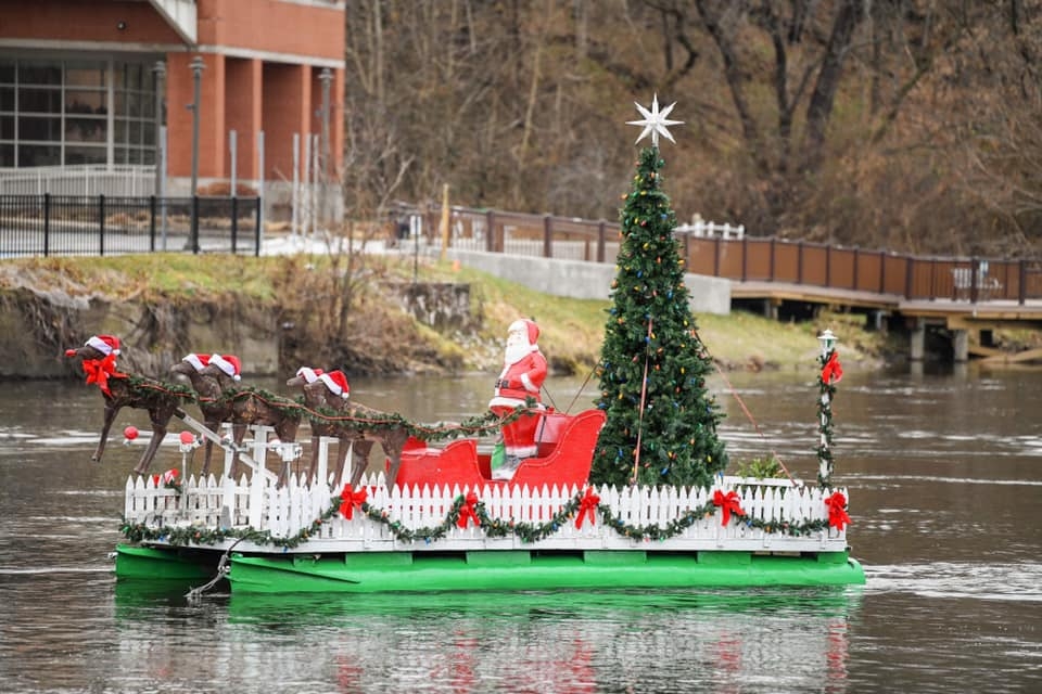 Santa on the River