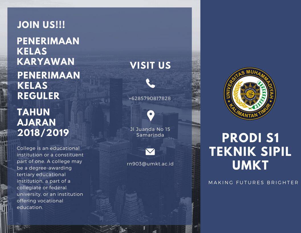 Prodi S1 Teknik Sipil UMKT