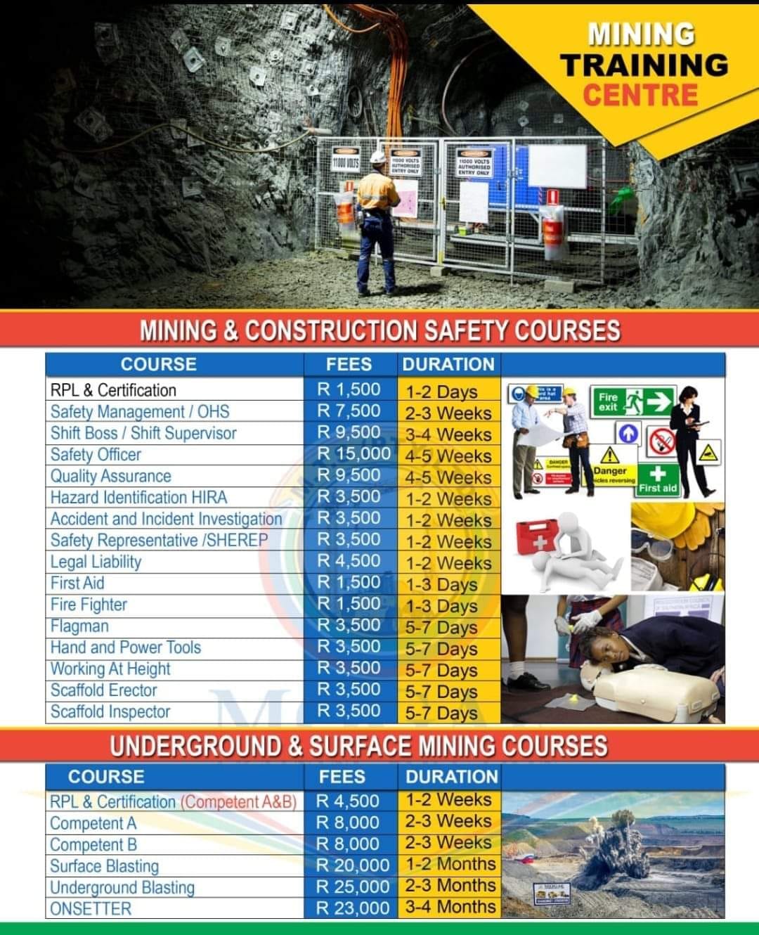 Mts Mining Training School in Kimberley,Rustenburg,Pretoria+27738981112 ...