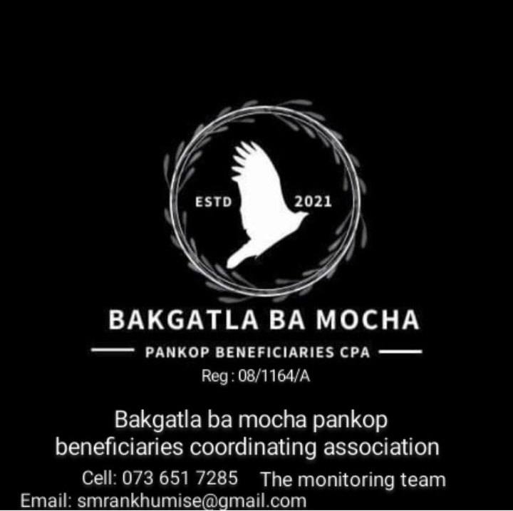 Bakgatla ba Mocha Pankop beneficiaries coordinating association | Masobe