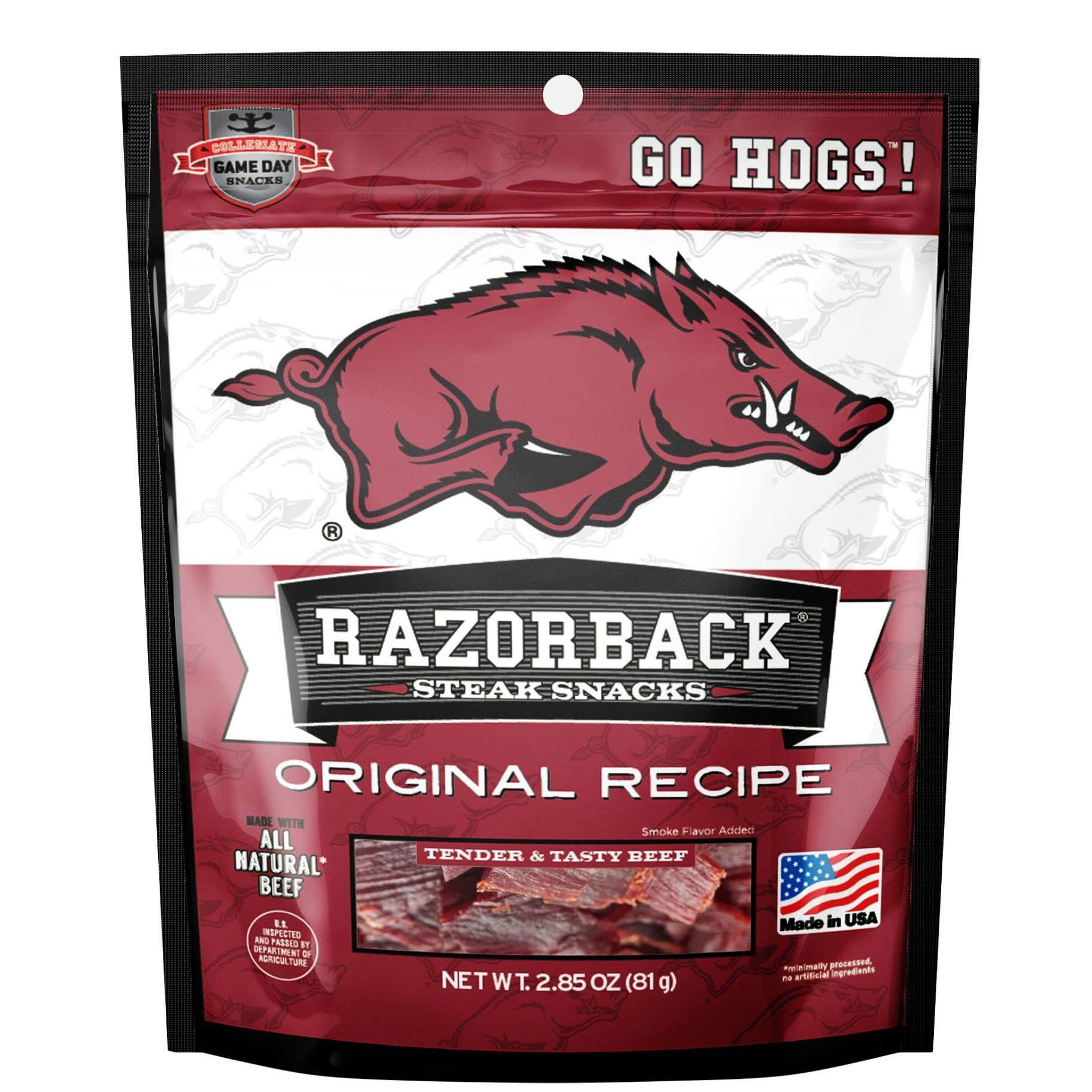Arkansas Razorbacks Steak Snacks