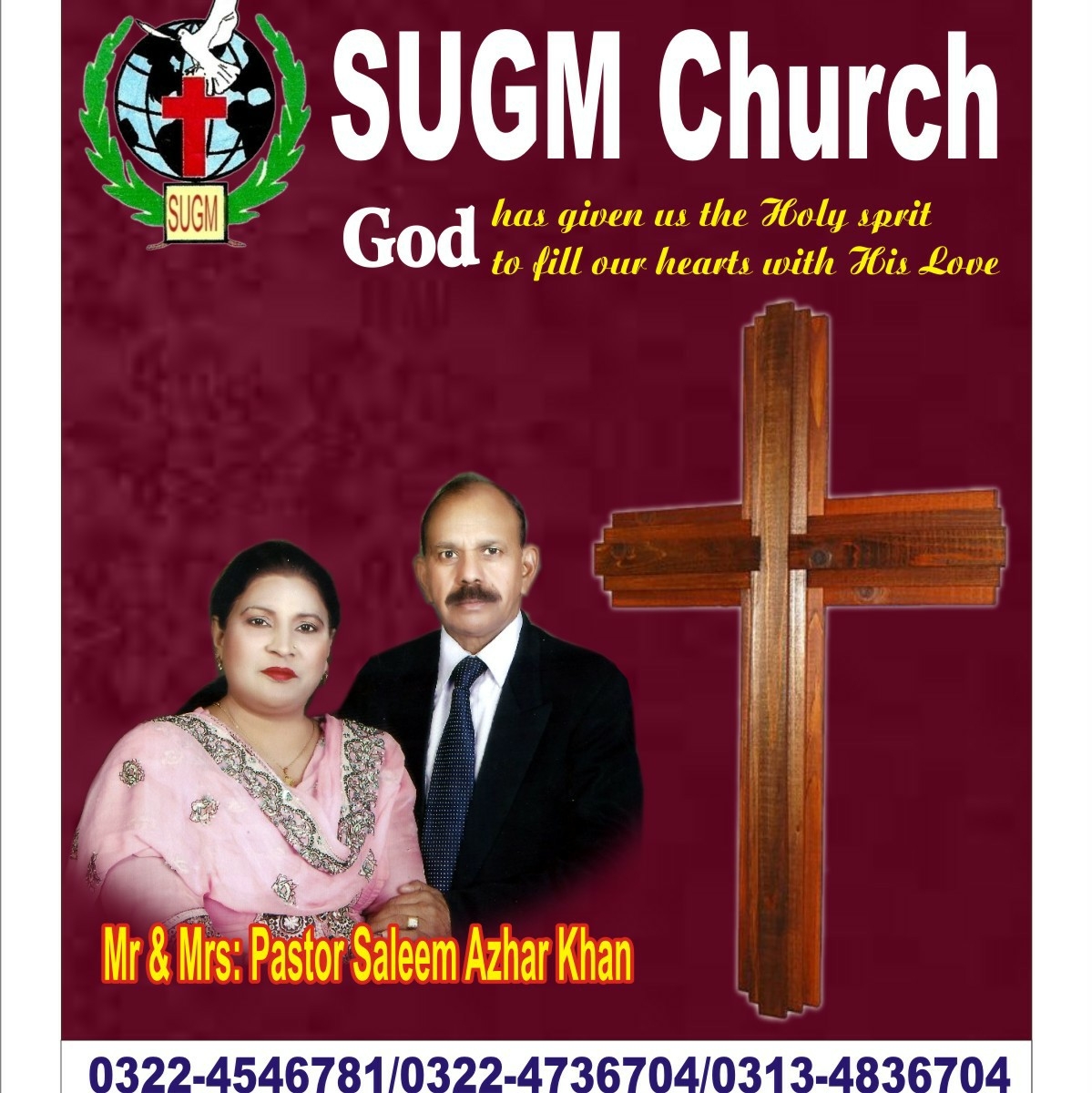 Pastor saleem azhar khan sugm church | Lahore