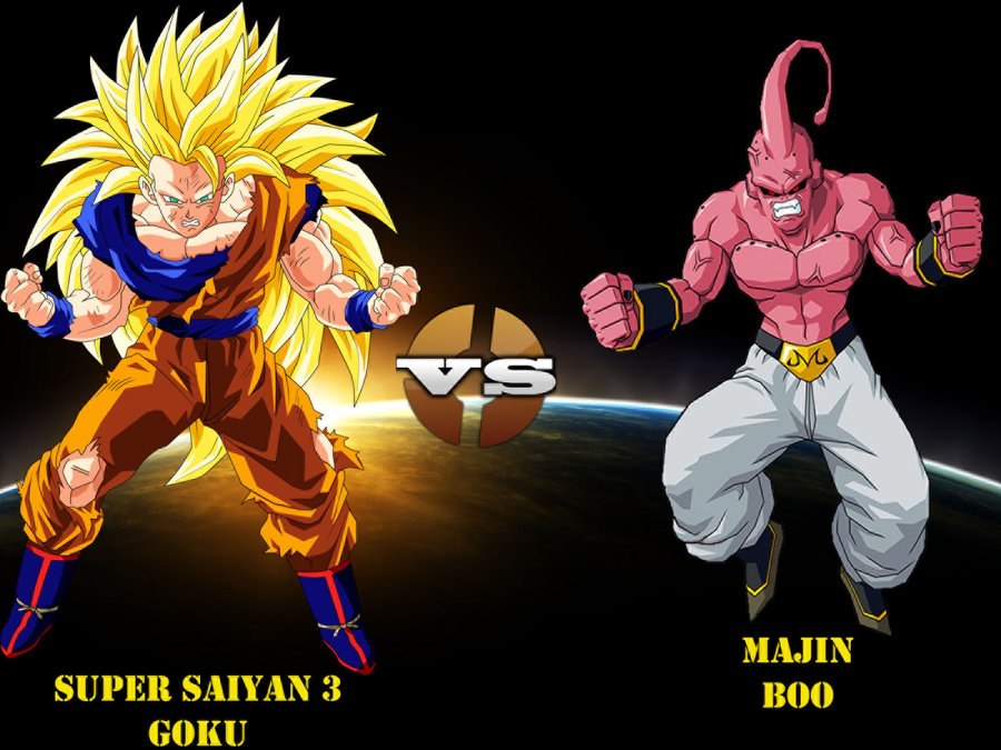 Goku vs magin boo