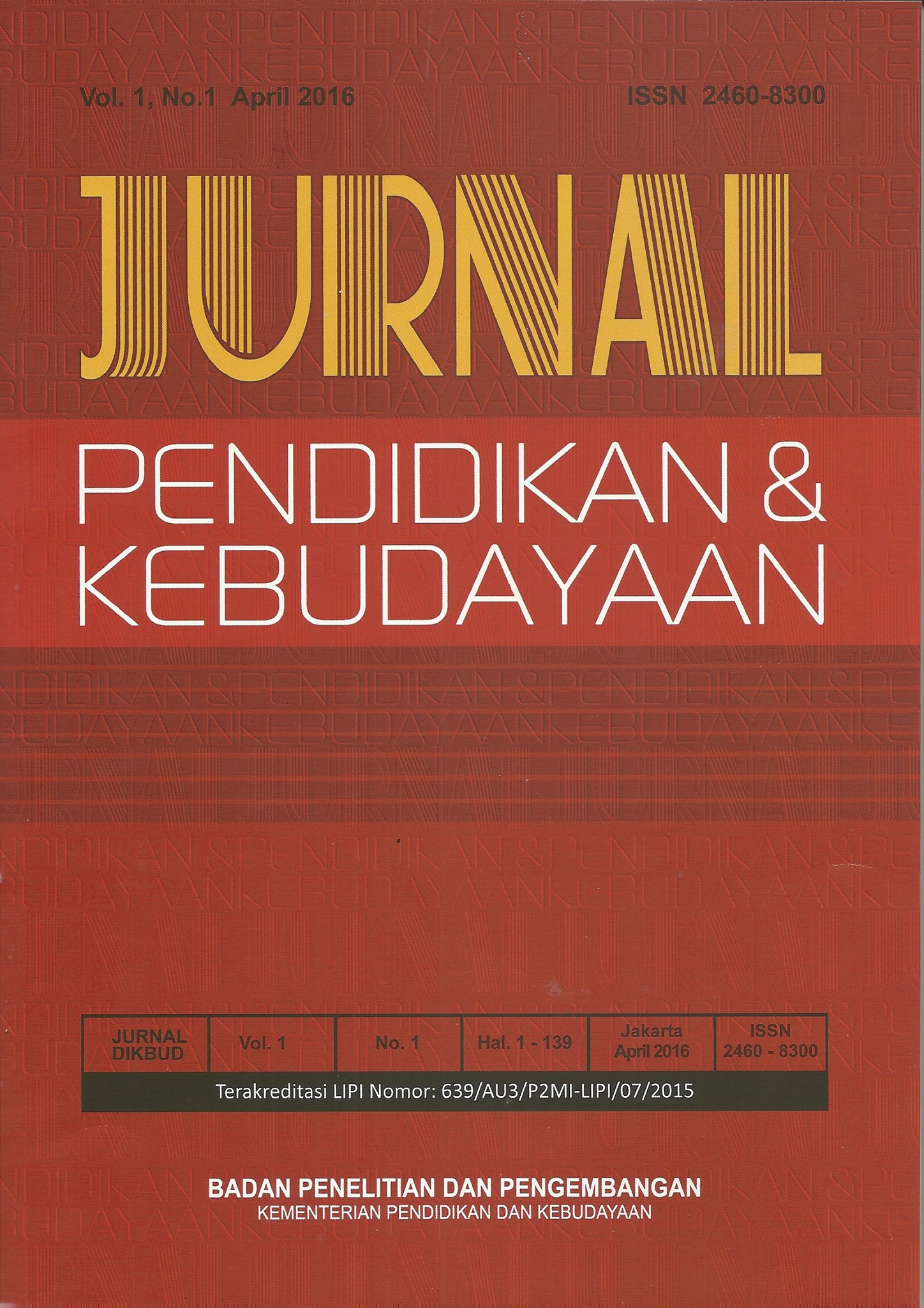 Jurnal Pendidikan dan Kebudayaan