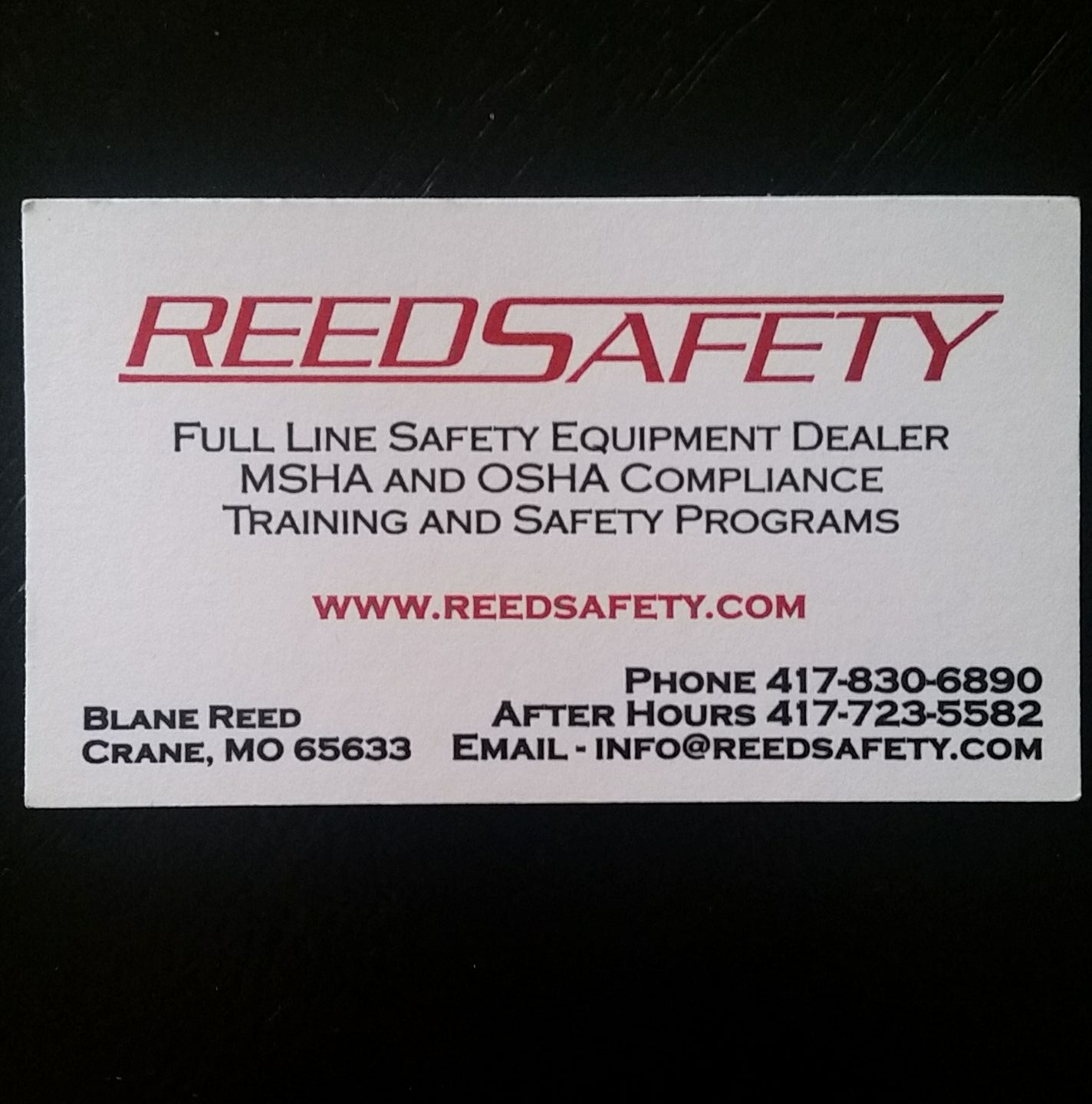 Reed Safety