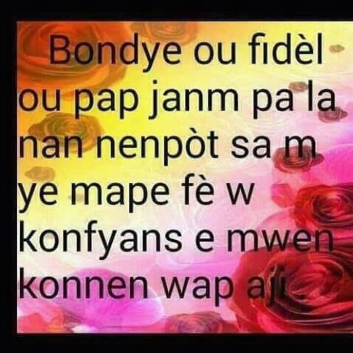 Bonsoir Chantal 🔥🇭🇹 Lapli a kap bay anpil dezòd jodia 🥶 @super fans ...