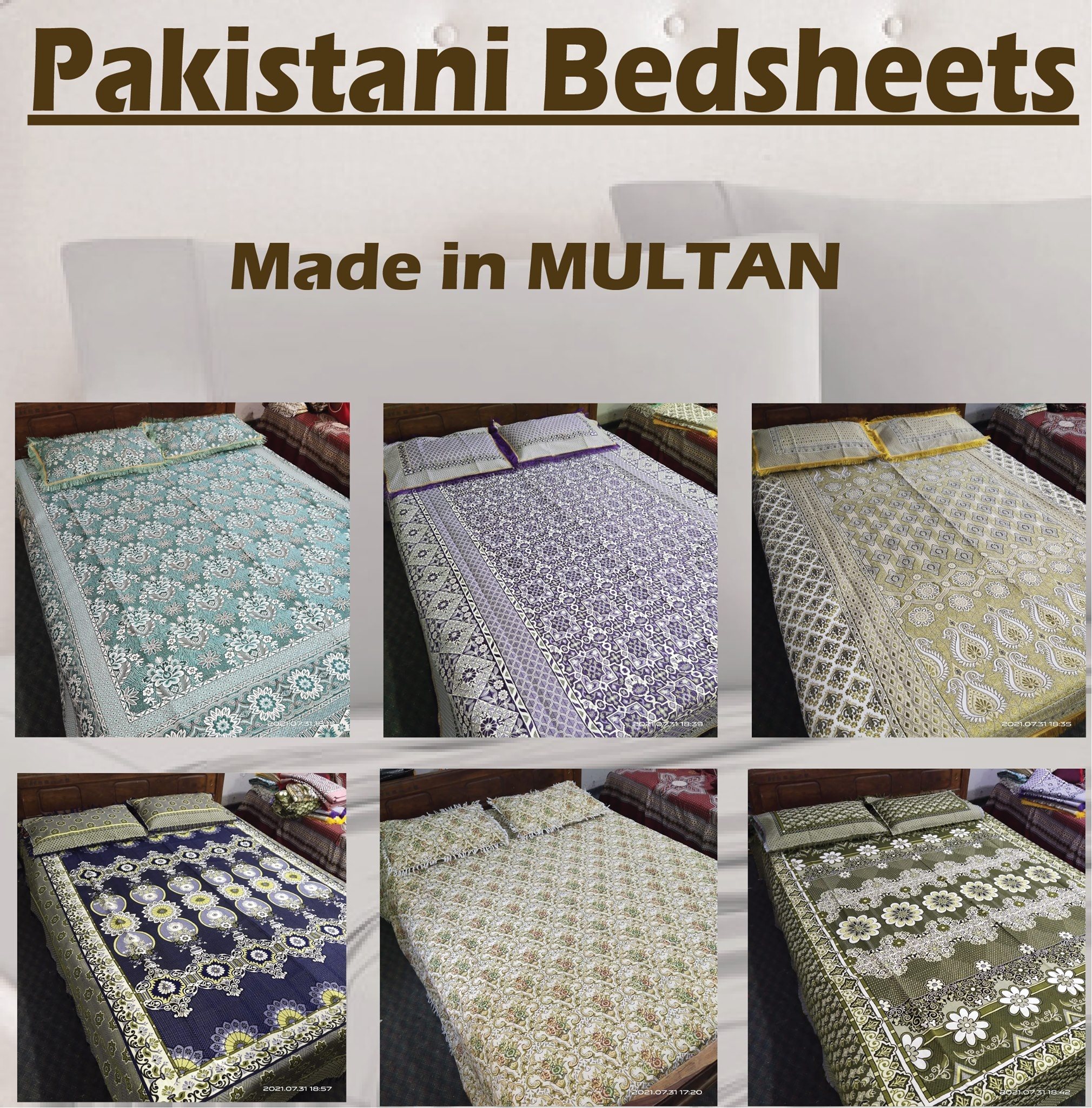 Multan Made Bedsheets