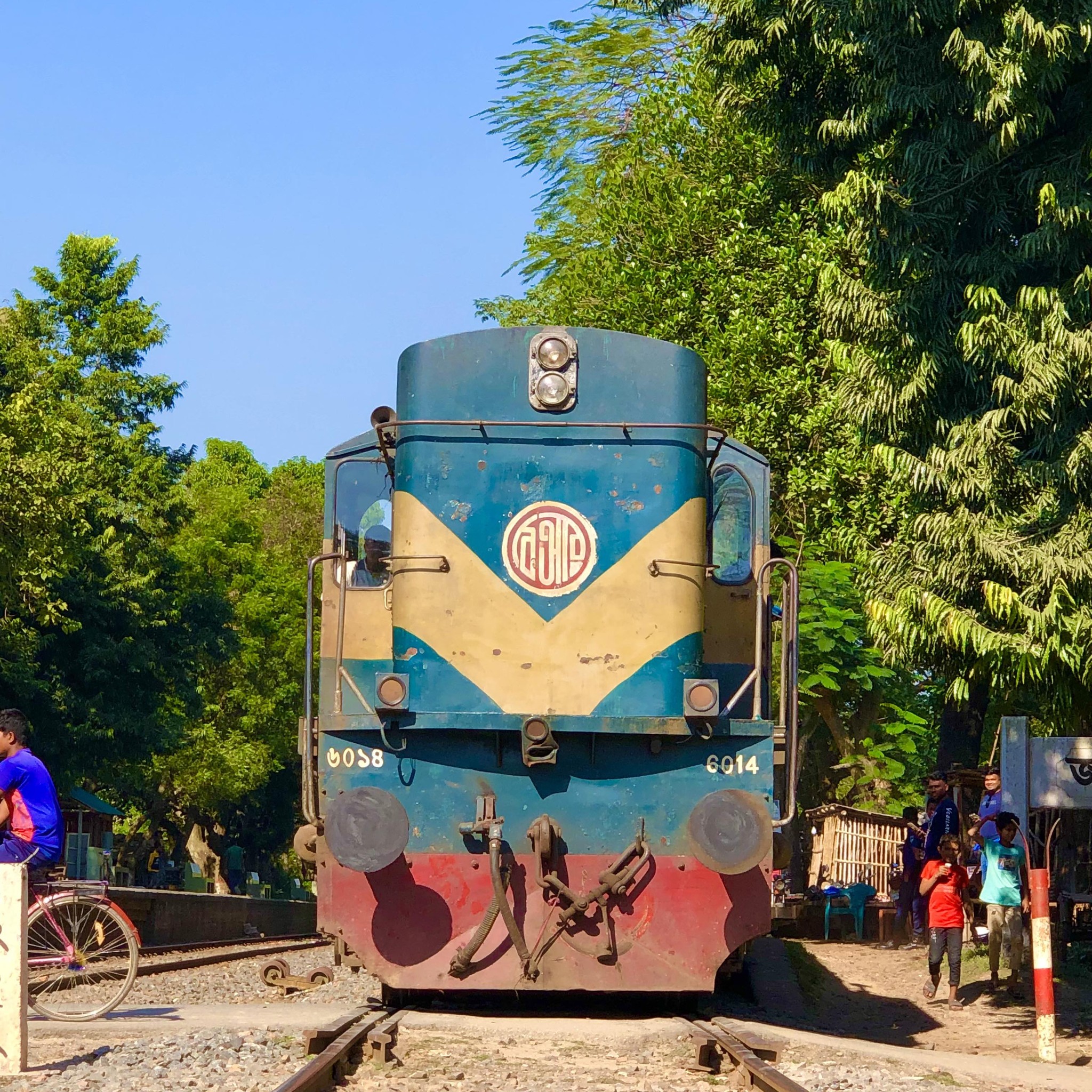 The tractor went down the slope of the railway line #railline #tractor ...