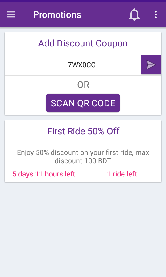 MUV App promotion