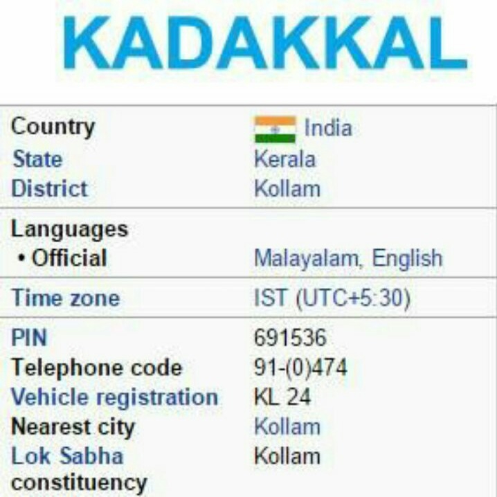 കടയ്ക്കലത്തെ വിശേഷങ്ങൾ