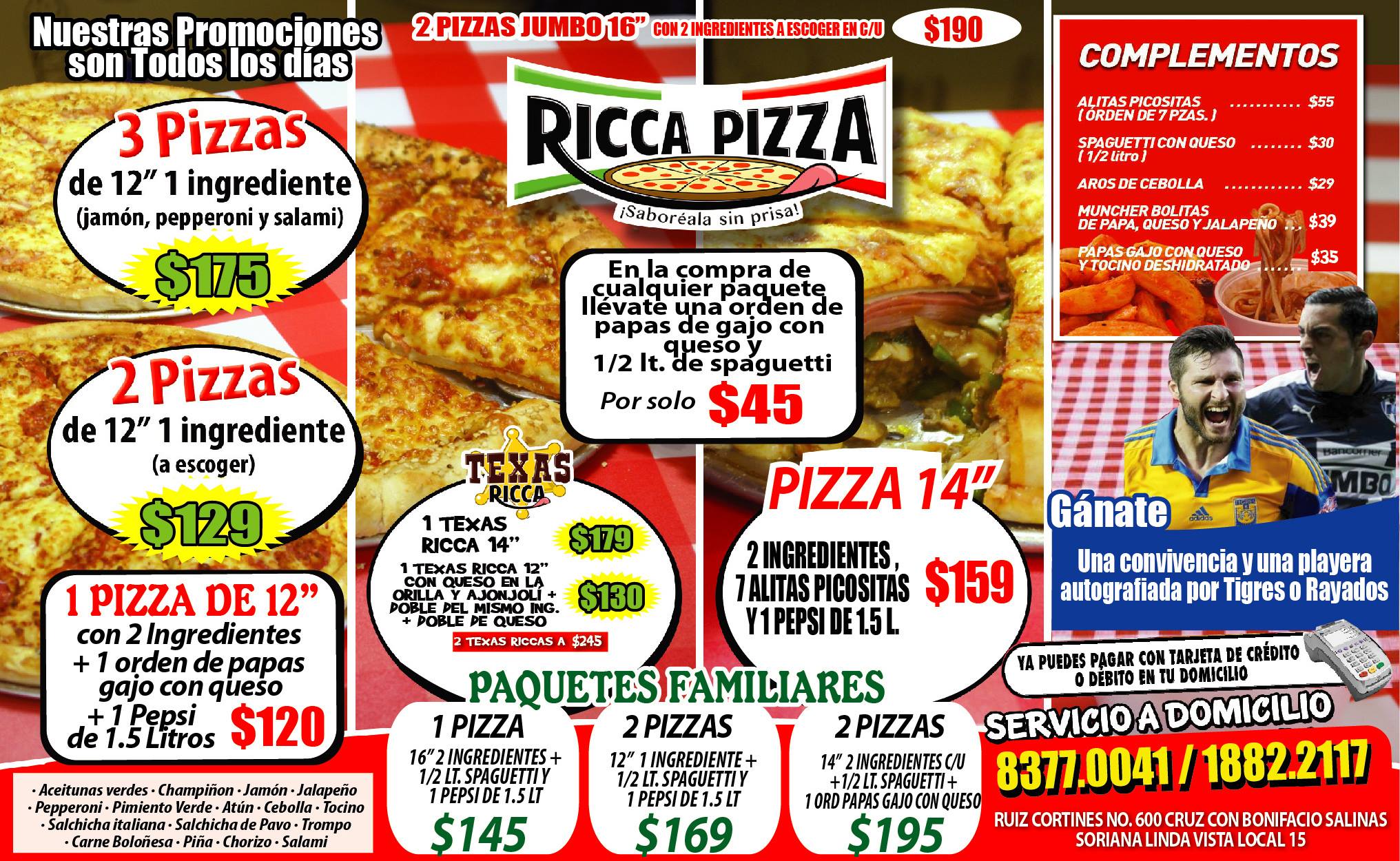 Ricca Pizza | Guadalupe