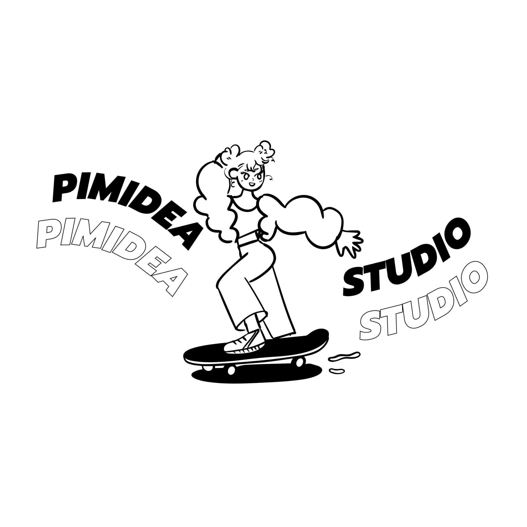 Pimidea.studio Logo Design | Bangkok